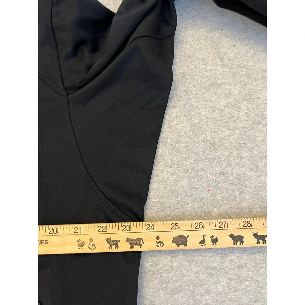 Eddie‎ Bauer Southwest Jacket Mens Large Full Zip Softshell Micro Fleece Black